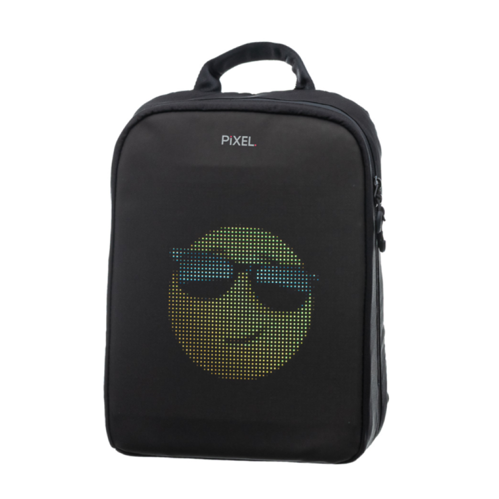 Рюкзак с LED-дисплеем PIXEL PLUS - BLACK MOON (черный), BT